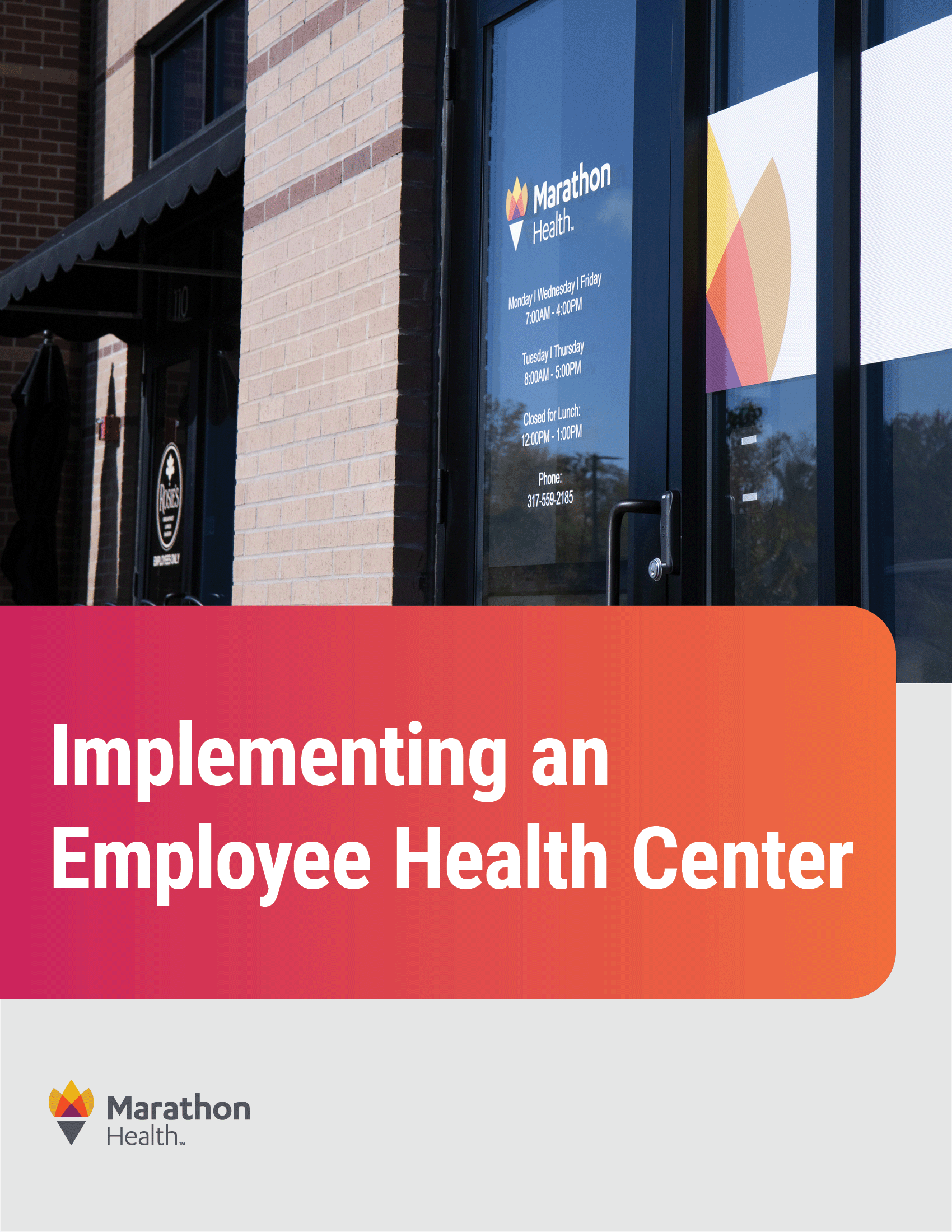 Implementing an employee health center